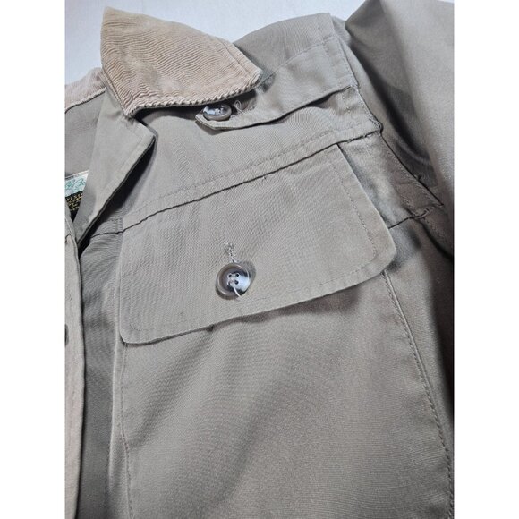 VTG 1960s LL Bean Women’s 10 Safari Field Jacket Script Logo Hunting Utility - Picture 4 of 16